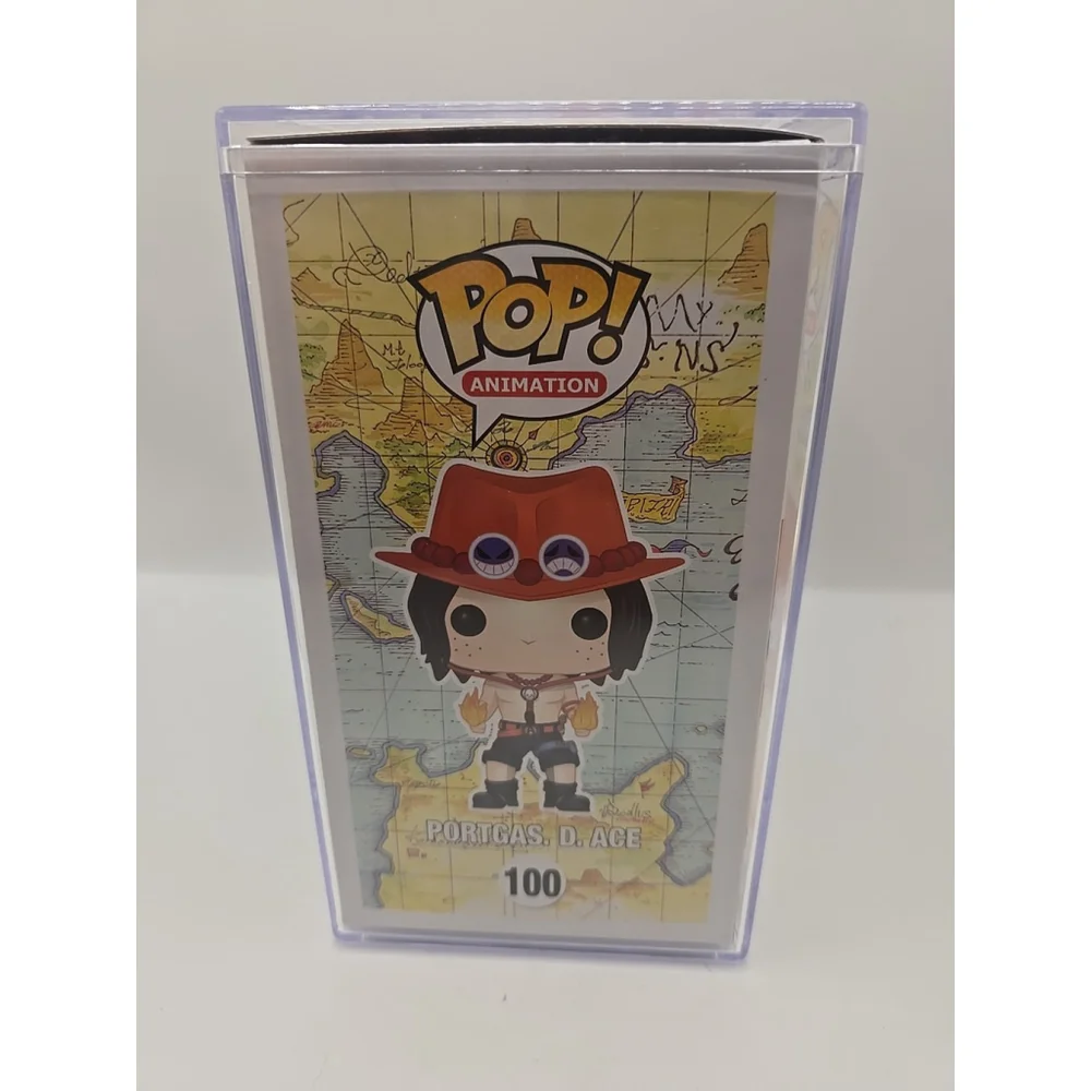Funko Pop! One Piece Portgas D. Ace 100 Original Release Auto Jesse Hooker‎